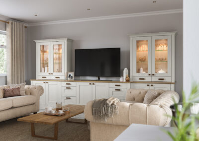 Kitchen Revolution Surrey Ivory_Media Unit and Dresser